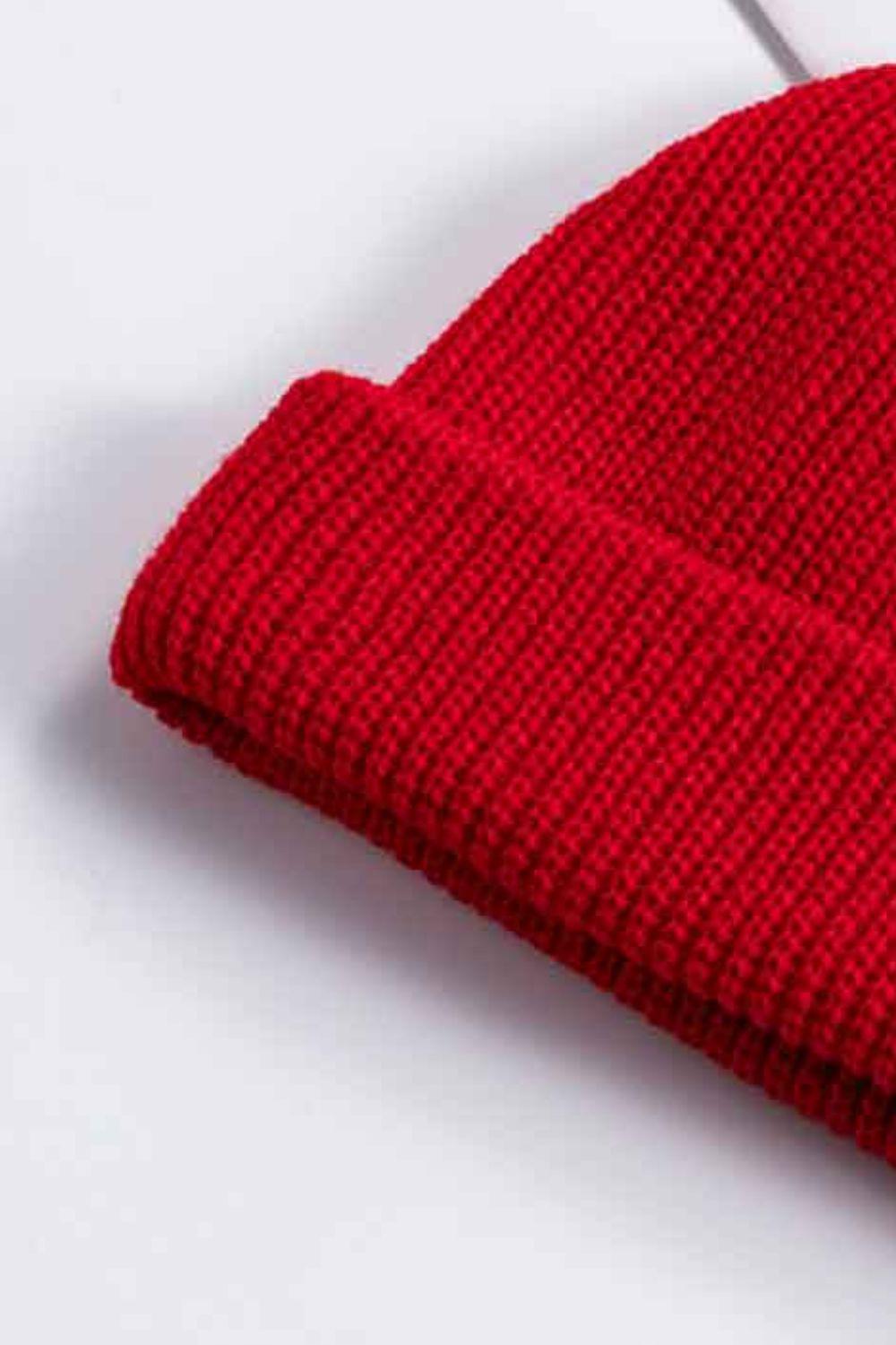 Cozy Rib-Knit Cuff Beanie BLUE ZONE PLANET