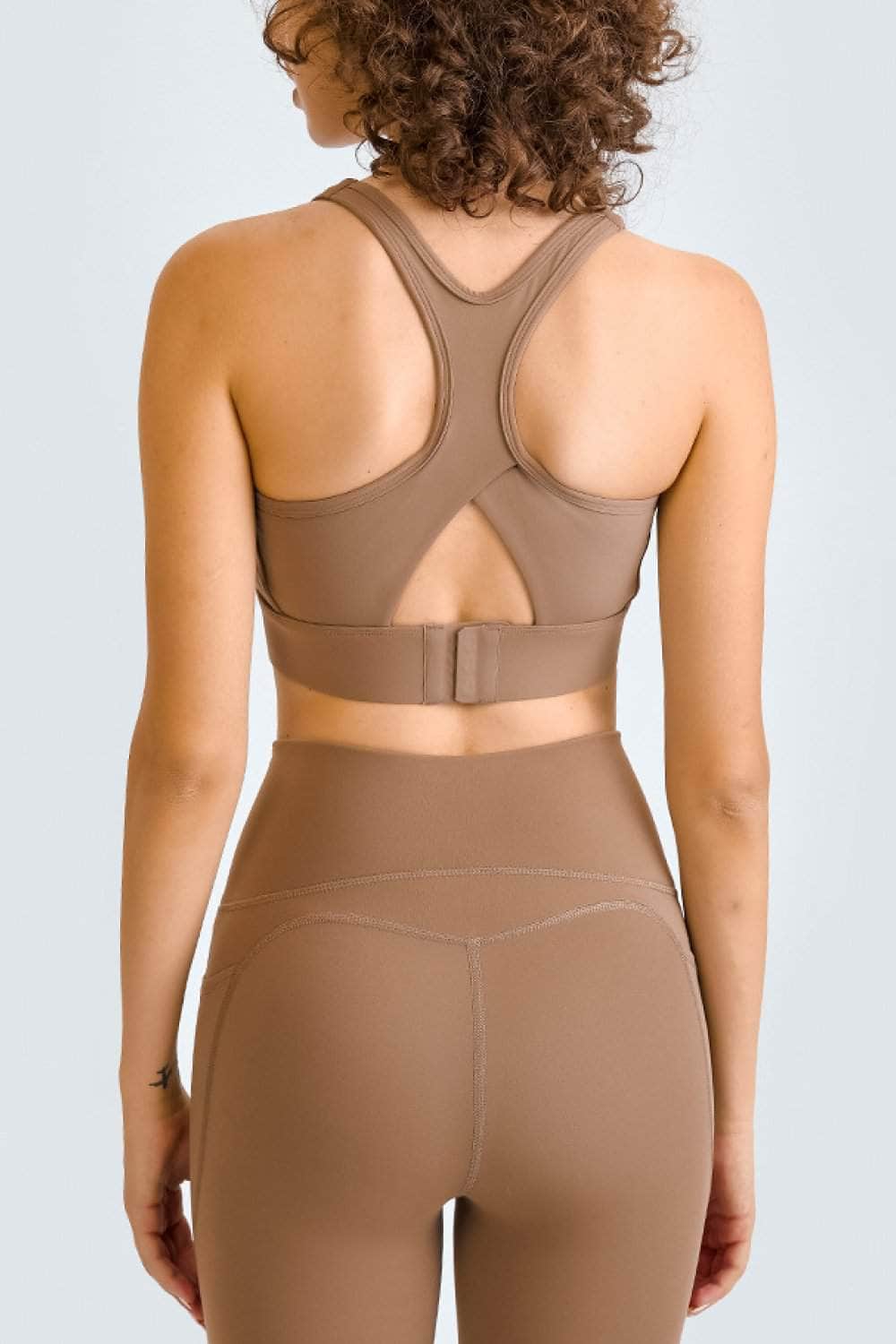 Cross Back Yoga Crop Top BLUE ZONE PLANET