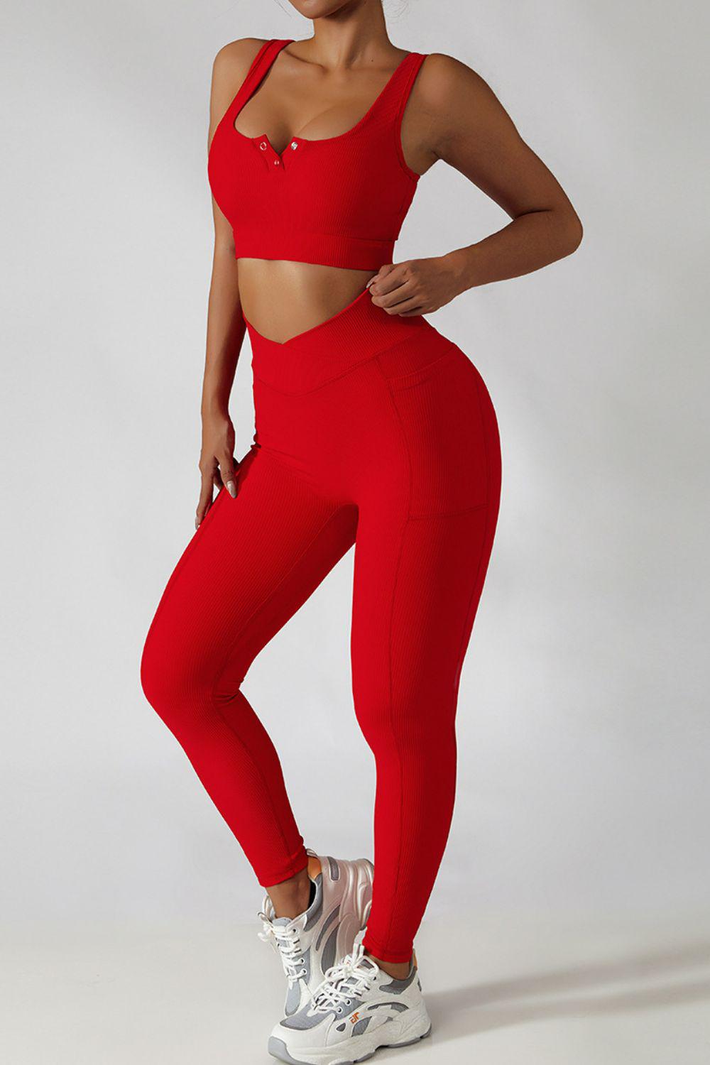 Crossover Waist Seamless Yoga Leggings BLUE ZONE PLANET
