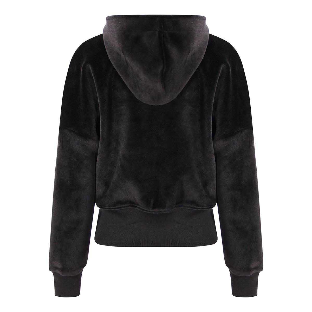 Dream Architect Gold Velvet Hooded Sweater iYoowe DropShipping