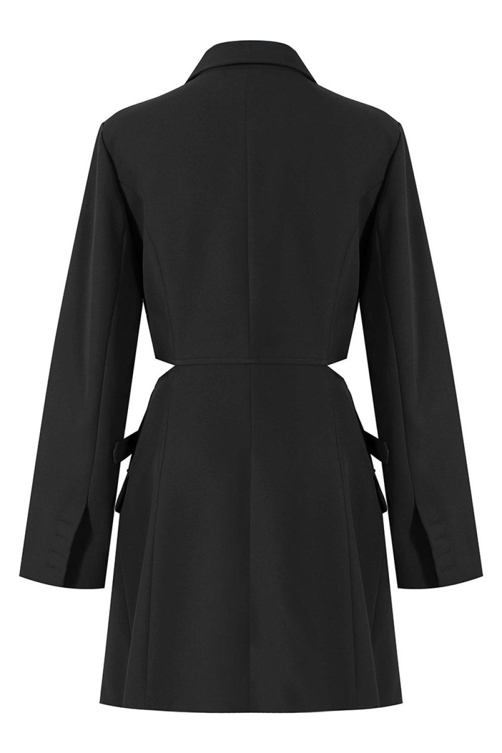 Dream Architect One-Piece Cut Out Blazer Dress BLUE ZONE PLANET