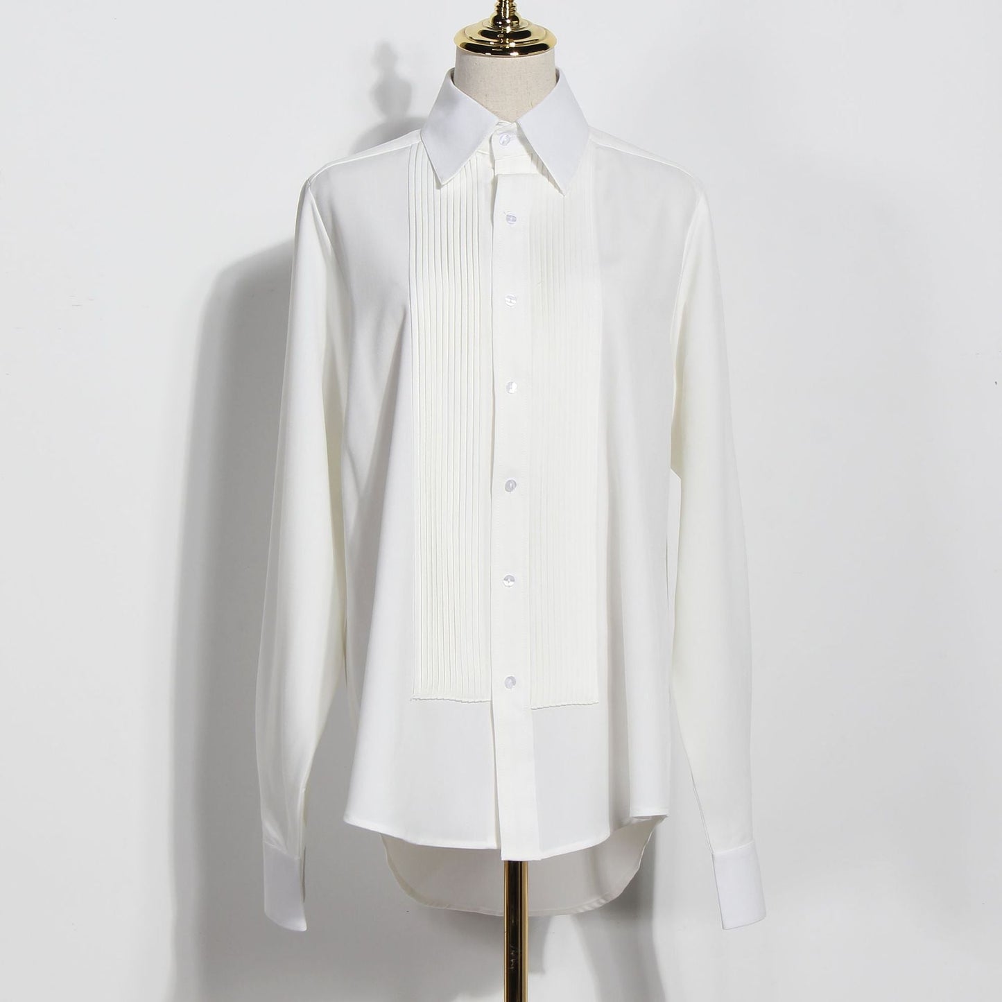 Dream Architect Organ Pleated Boyfriend Shirt iYoowe DropShipping
