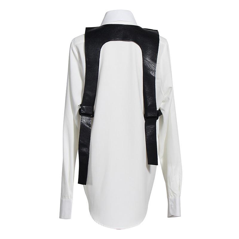 Dream Architect Organ Pleated Boyfriend Shirt iYoowe DropShipping