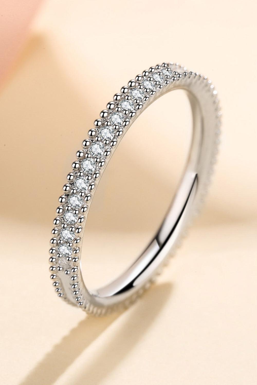 Drop Everything Now Moissanite Ring BLUE ZONE PLANET
