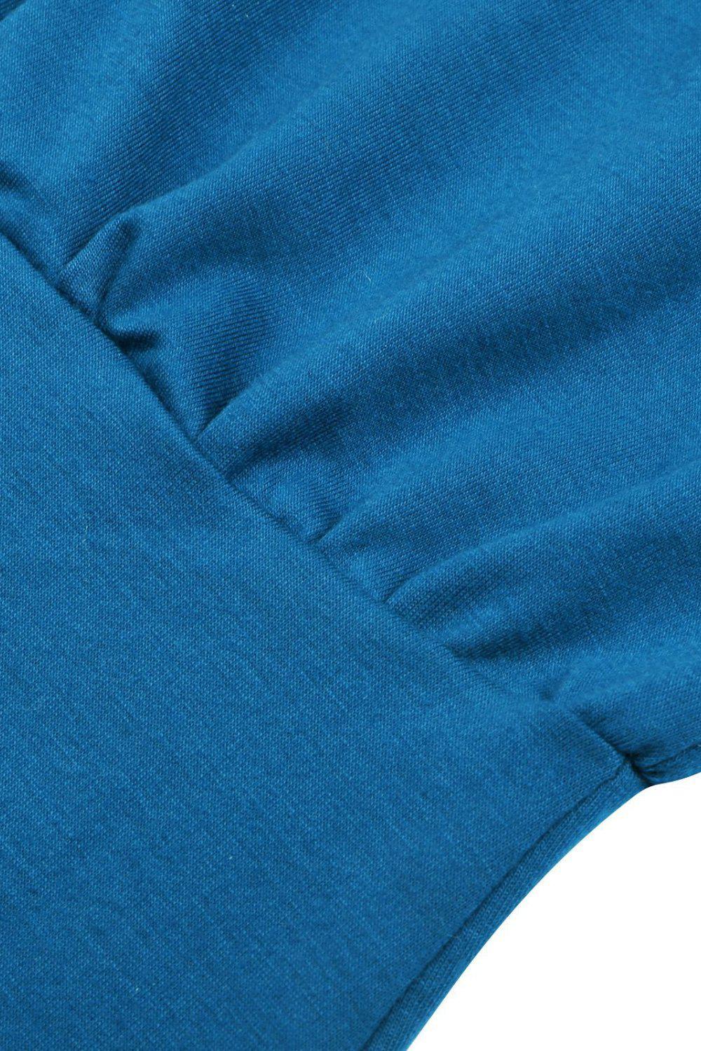 Drop Shoulder Pencil Hem Dress BLUE ZONE PLANET