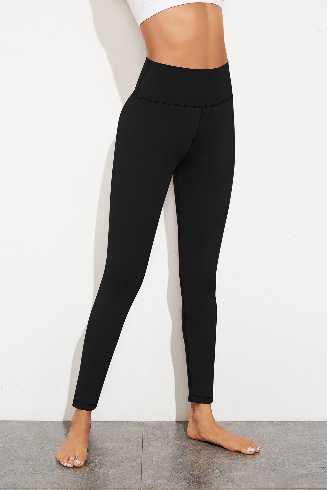 Exposed Seam High Waist Yoga Leggings BLUE ZONE PLANET
