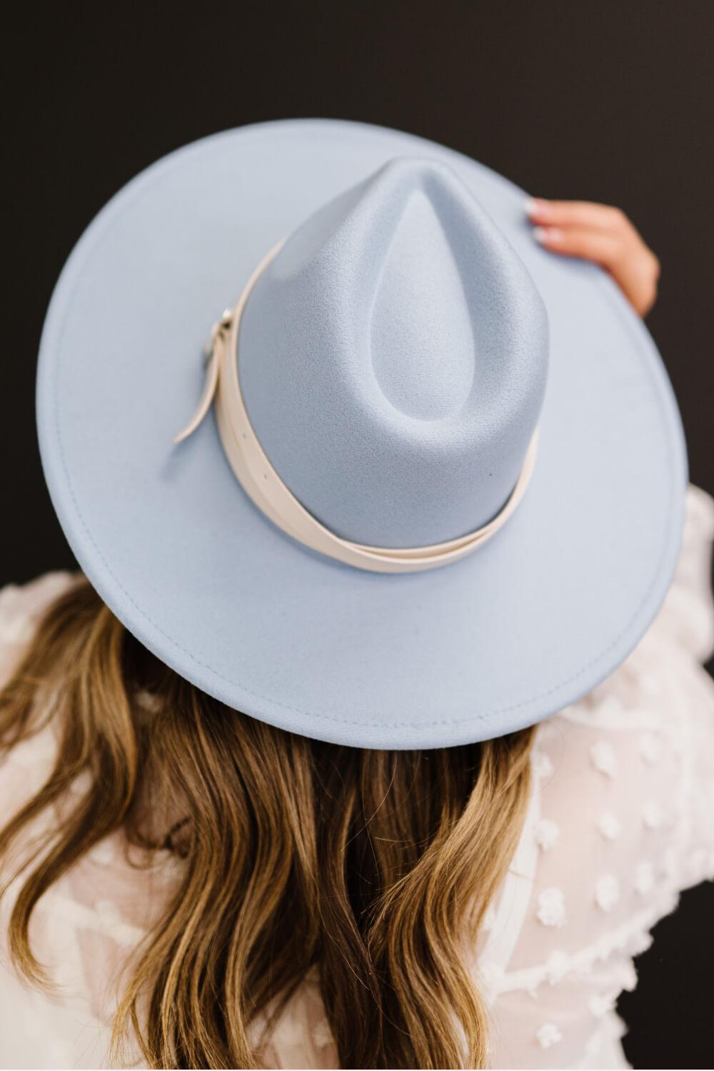 Fame Clear Sky Fedora BLUE ZONE PLANET