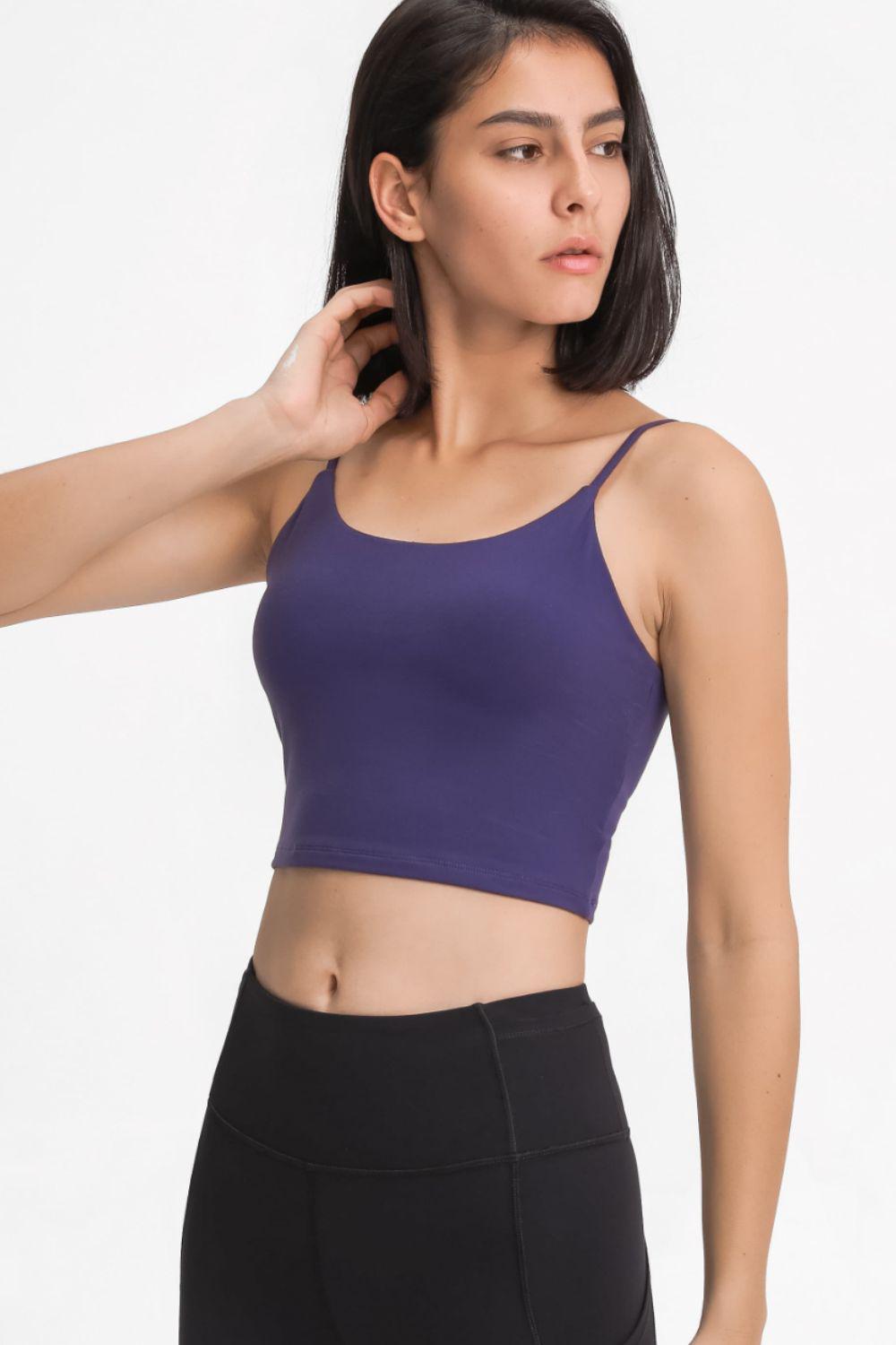 Feel Like Skin Scoop Neck Sports Cami BLUE ZONE PLANET