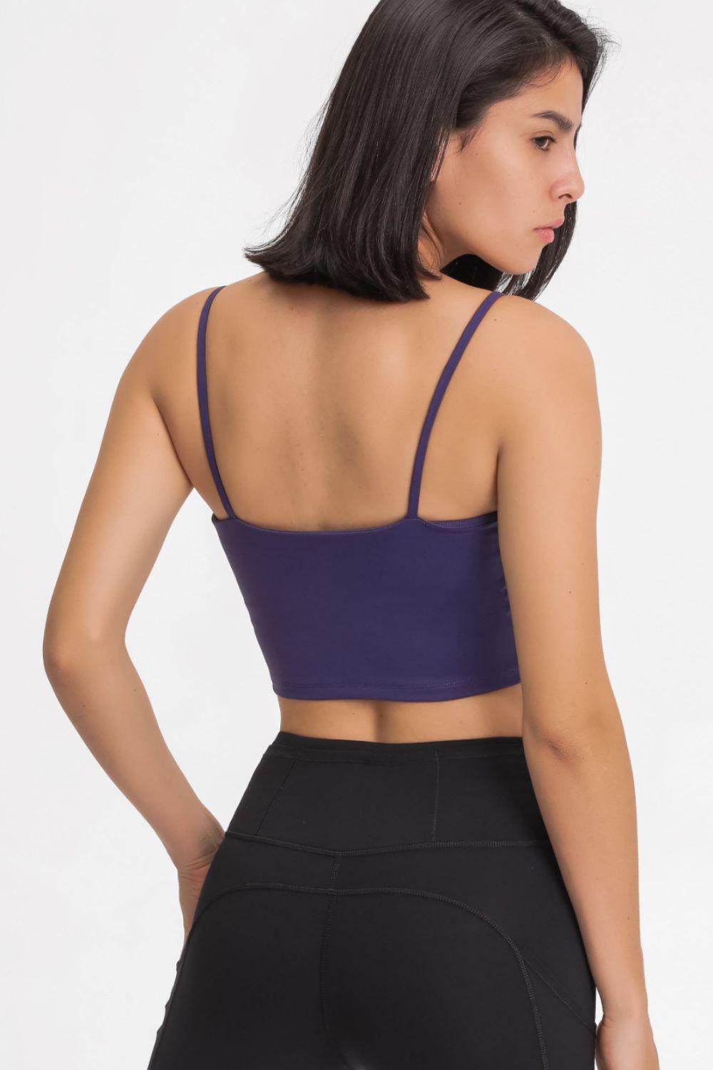 Feel Like Skin Scoop Neck Sports Cami BLUE ZONE PLANET
