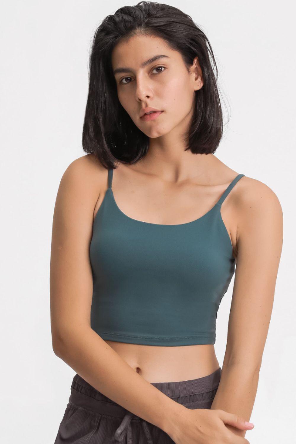 Feel Like Skin Scoop Neck Sports Cami BLUE ZONE PLANET