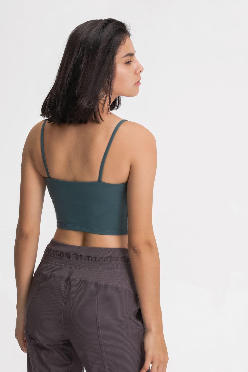 Feel Like Skin Scoop Neck Sports Cami BLUE ZONE PLANET