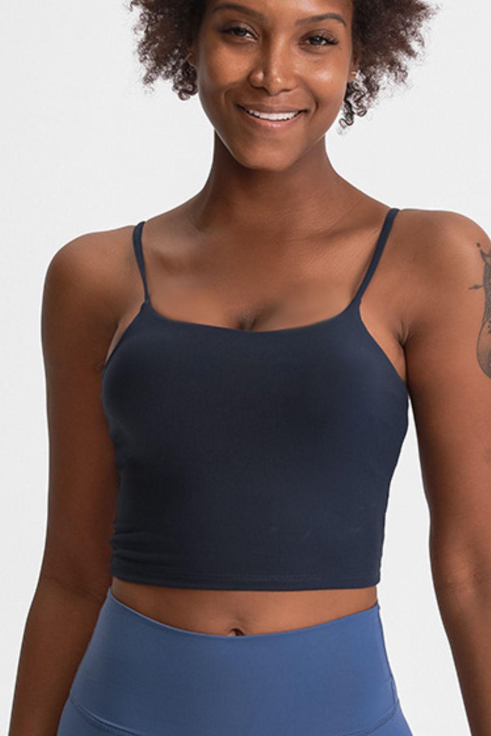 Feel Like Skin Scoop Neck Sports Cami BLUE ZONE PLANET