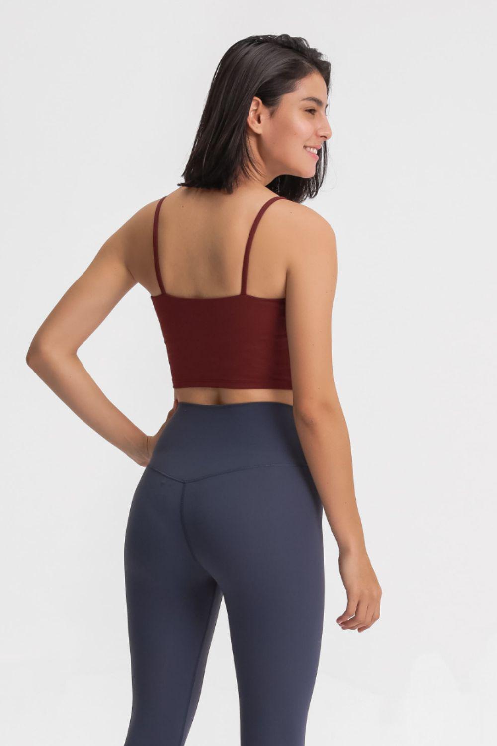 Feel Like Skin Scoop Neck Sports Cami BLUE ZONE PLANET