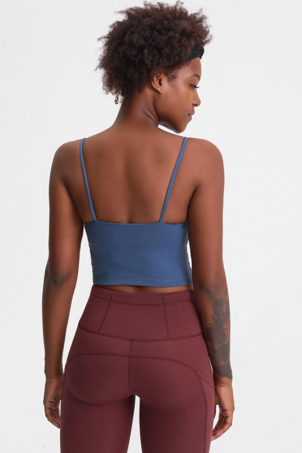 Feel Like Skin Scoop Neck Sports Cami BLUE ZONE PLANET