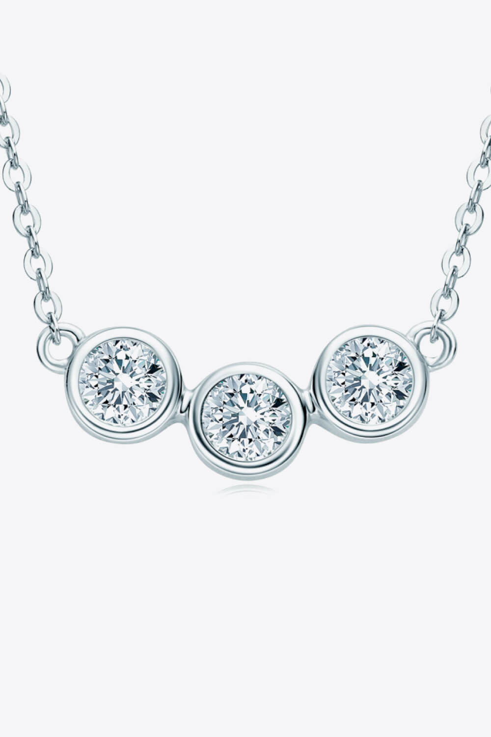 Find Your Center Moissanite Necklace BLUE ZONE PLANET