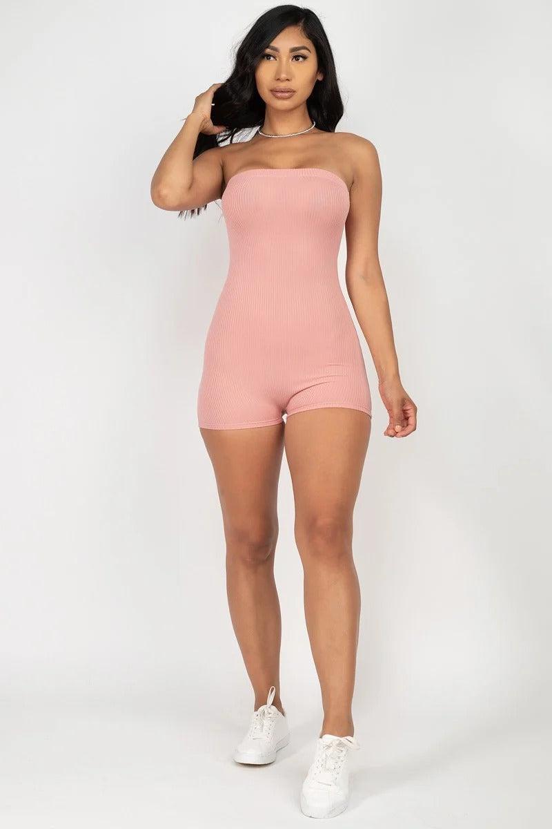 Fitted Tube Romper Blue Zone Planet