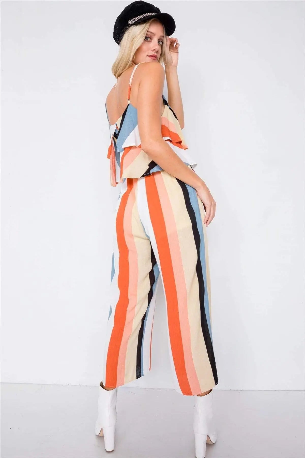 Flare Leg Jumpsuit Blue Zone Planet