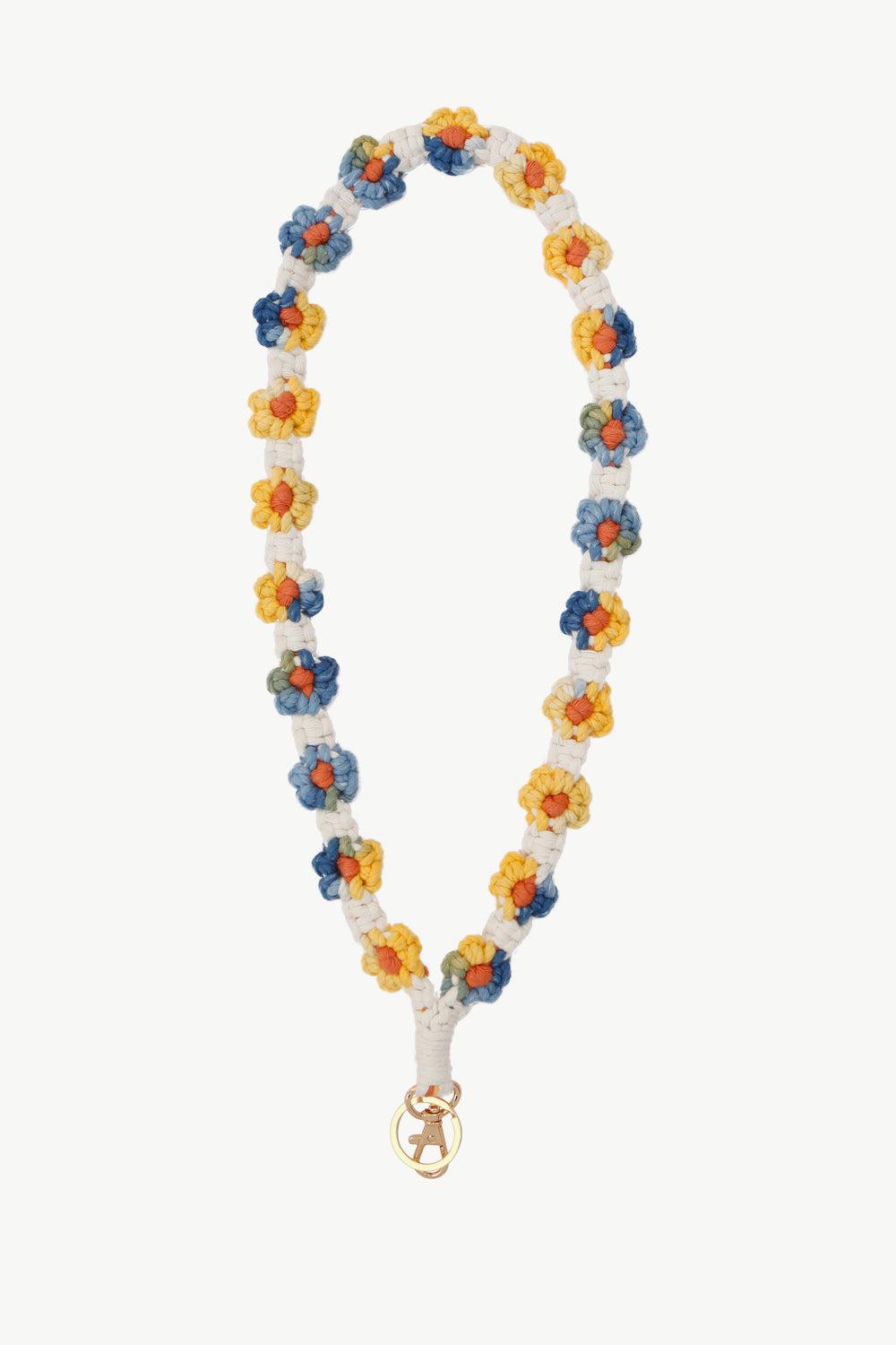 Floral Lanyard Key Chain BLUE ZONE PLANET