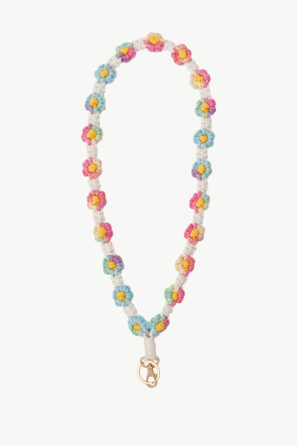 Floral Lanyard Key Chain BLUE ZONE PLANET