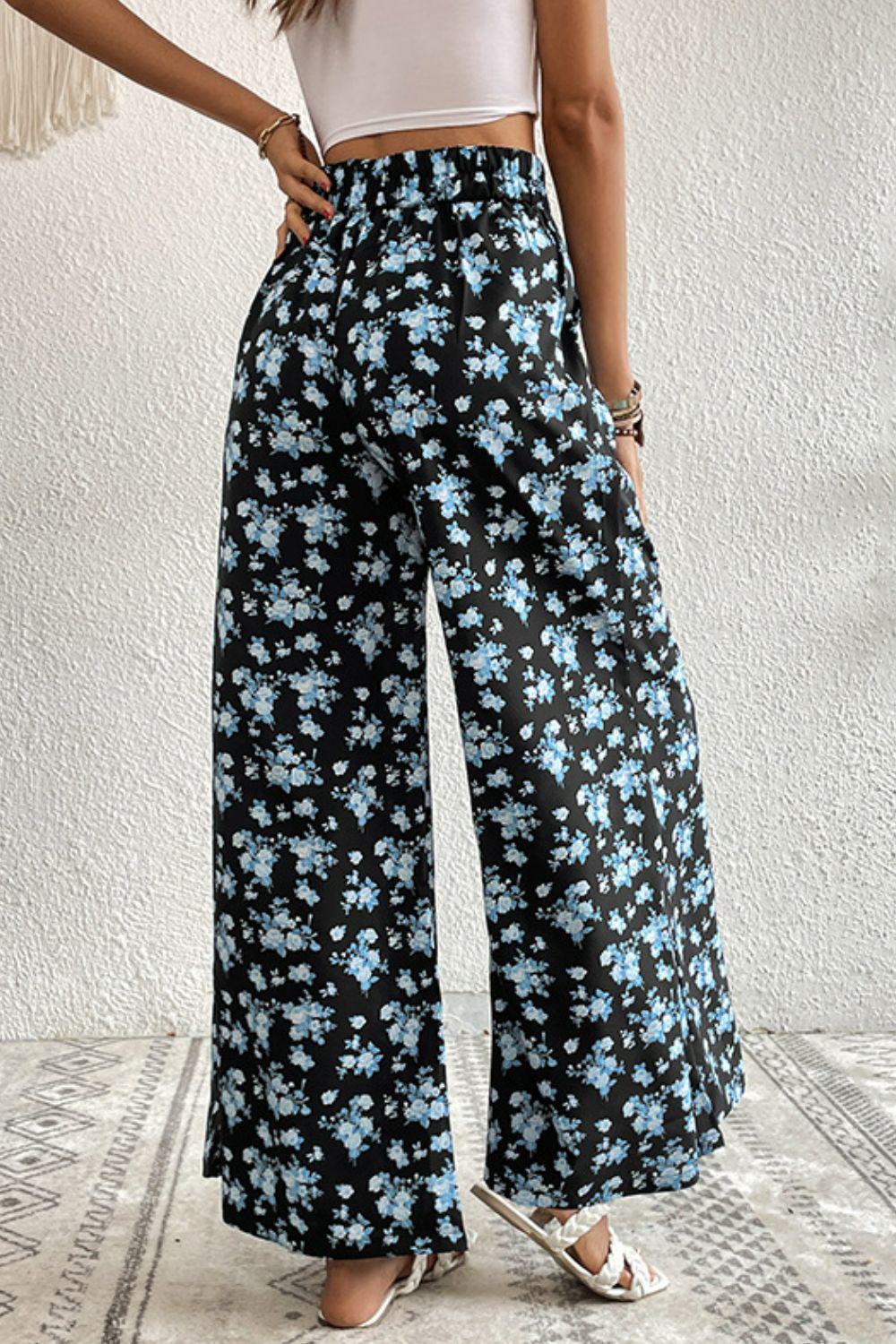 Floral Pocket Culottes BLUE ZONE PLANET