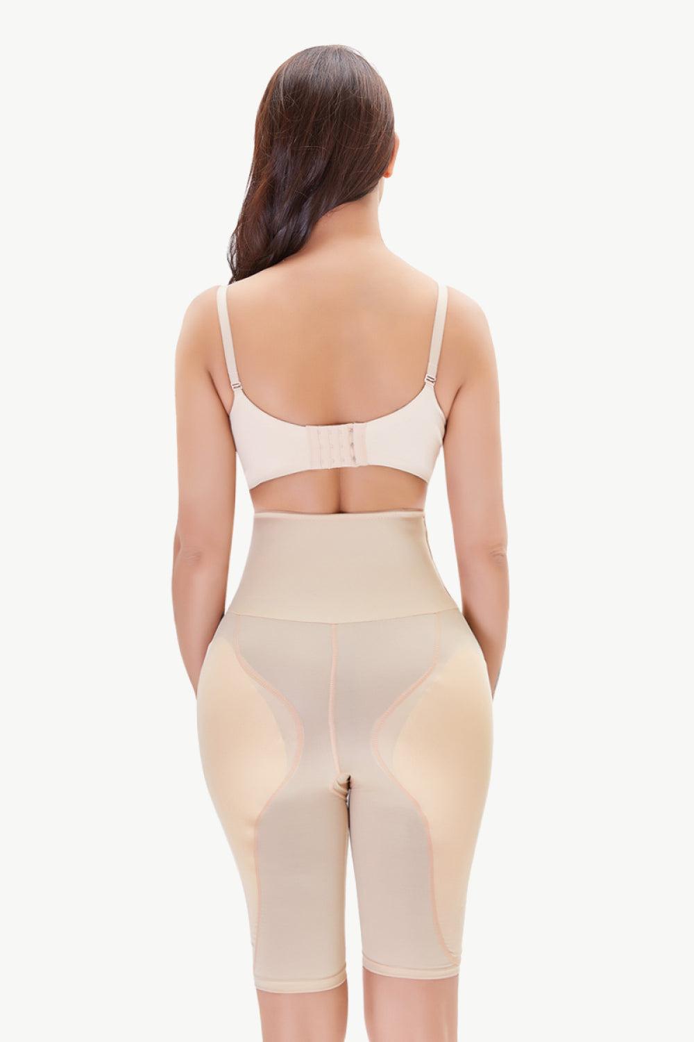 Full Size High Waisted Pull-On Shaping Shorts BLUE ZONE PLANET
