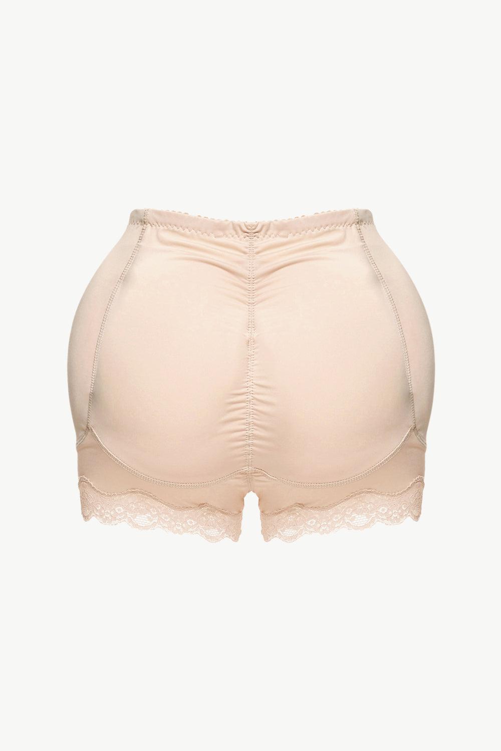 Full Size Lace Trim Shaping Shorts BLUE ZONE PLANET