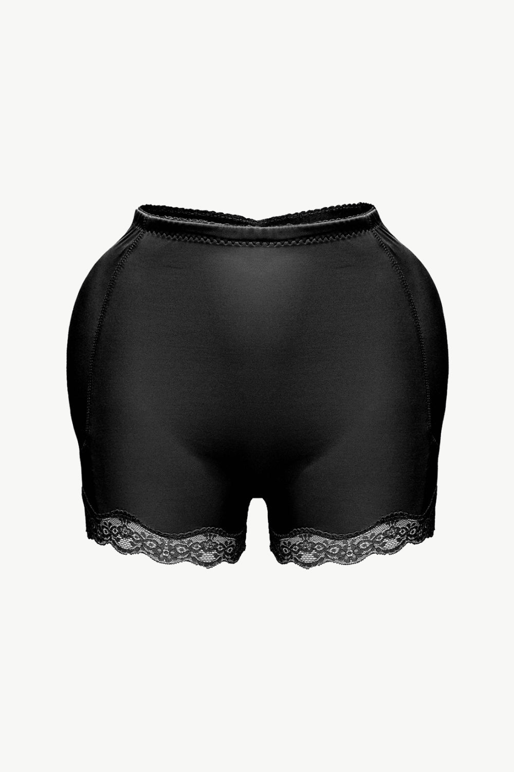 Full Size Lace Trim Shaping Shorts BLUE ZONE PLANET