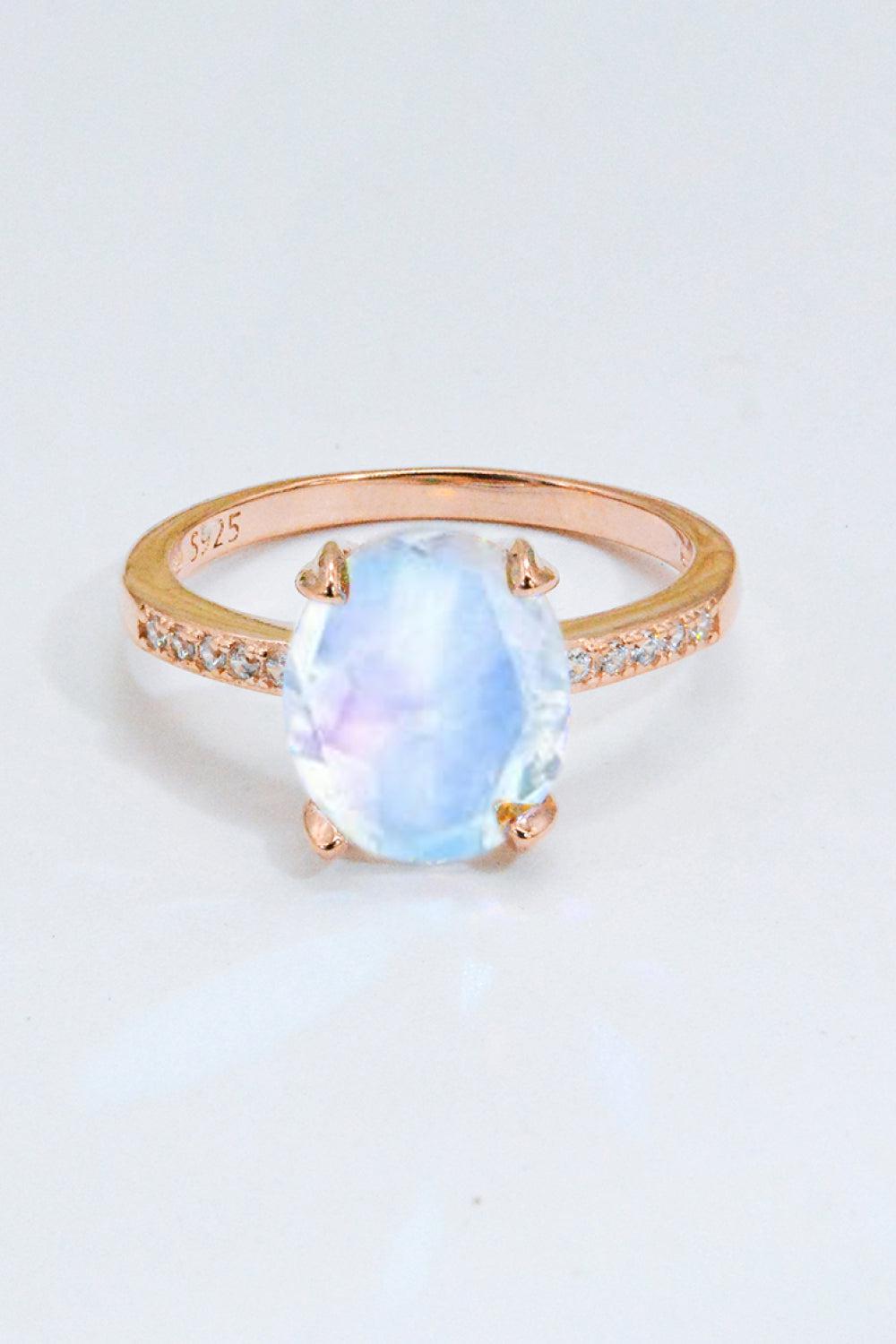 Get A Move On Moonstone Ring BLUE ZONE PLANET