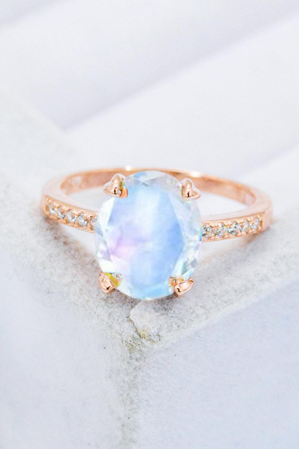 Get A Move On Moonstone Ring BLUE ZONE PLANET