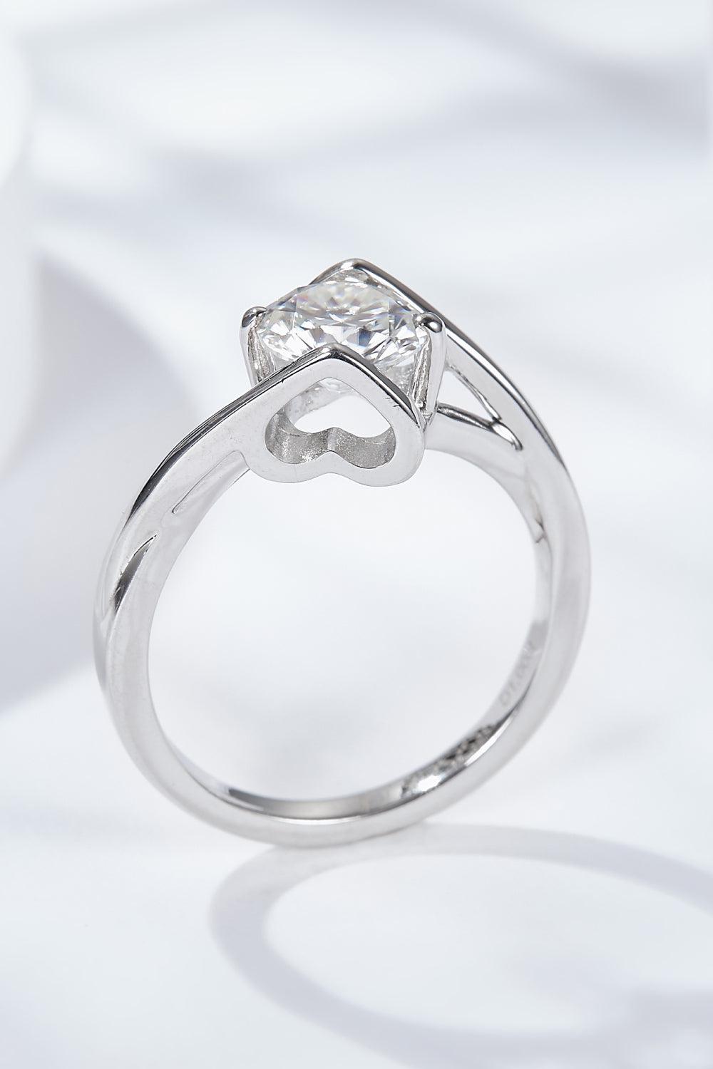 Get What You Need 1 Carat Moissanite Ring BLUE ZONE PLANET