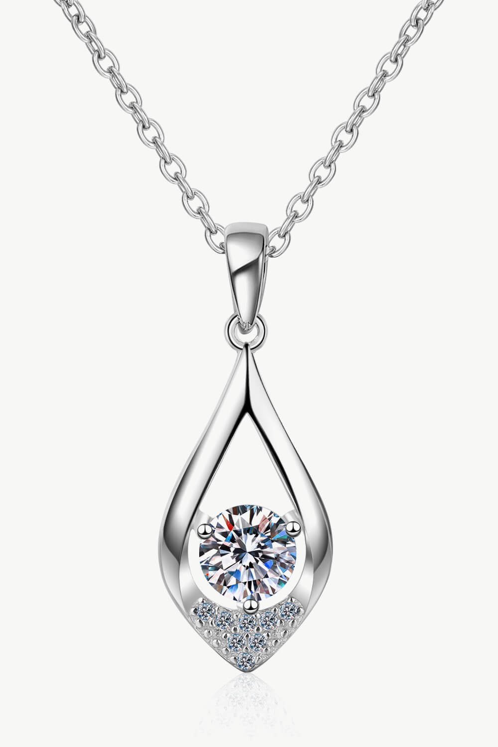 Glamorous Always Moissanite Pendant Necklace BLUE ZONE PLANET