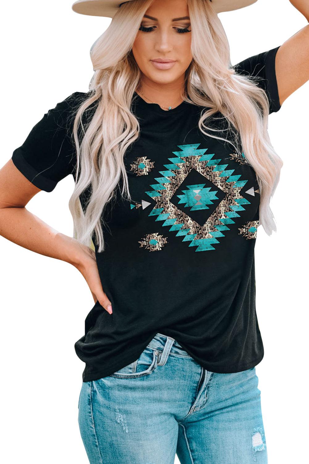 Graphic Short Sleeve Tee Shirt BLUE ZONE PLANET