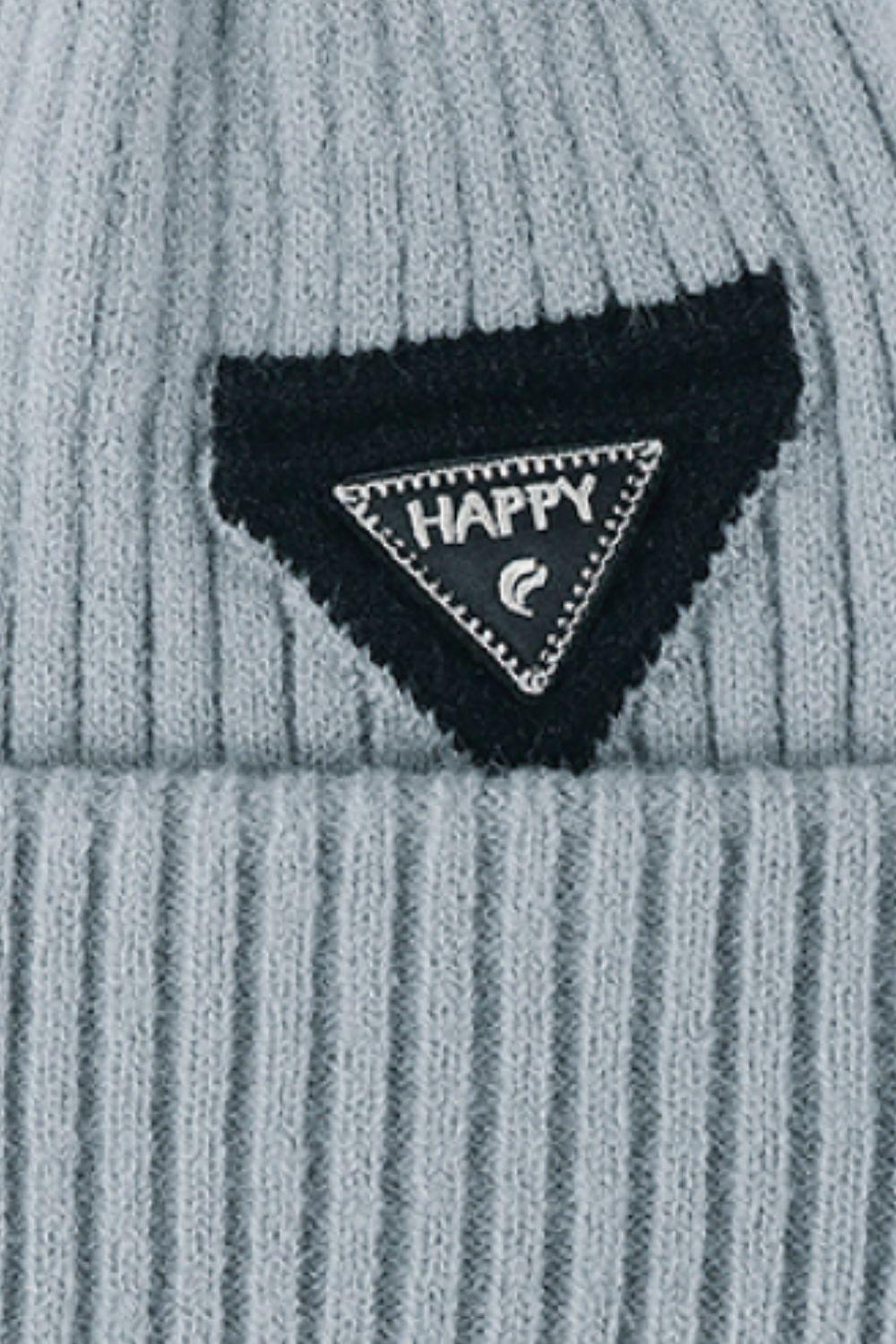 HAPPY Contrast Beanie BLUE ZONE PLANET