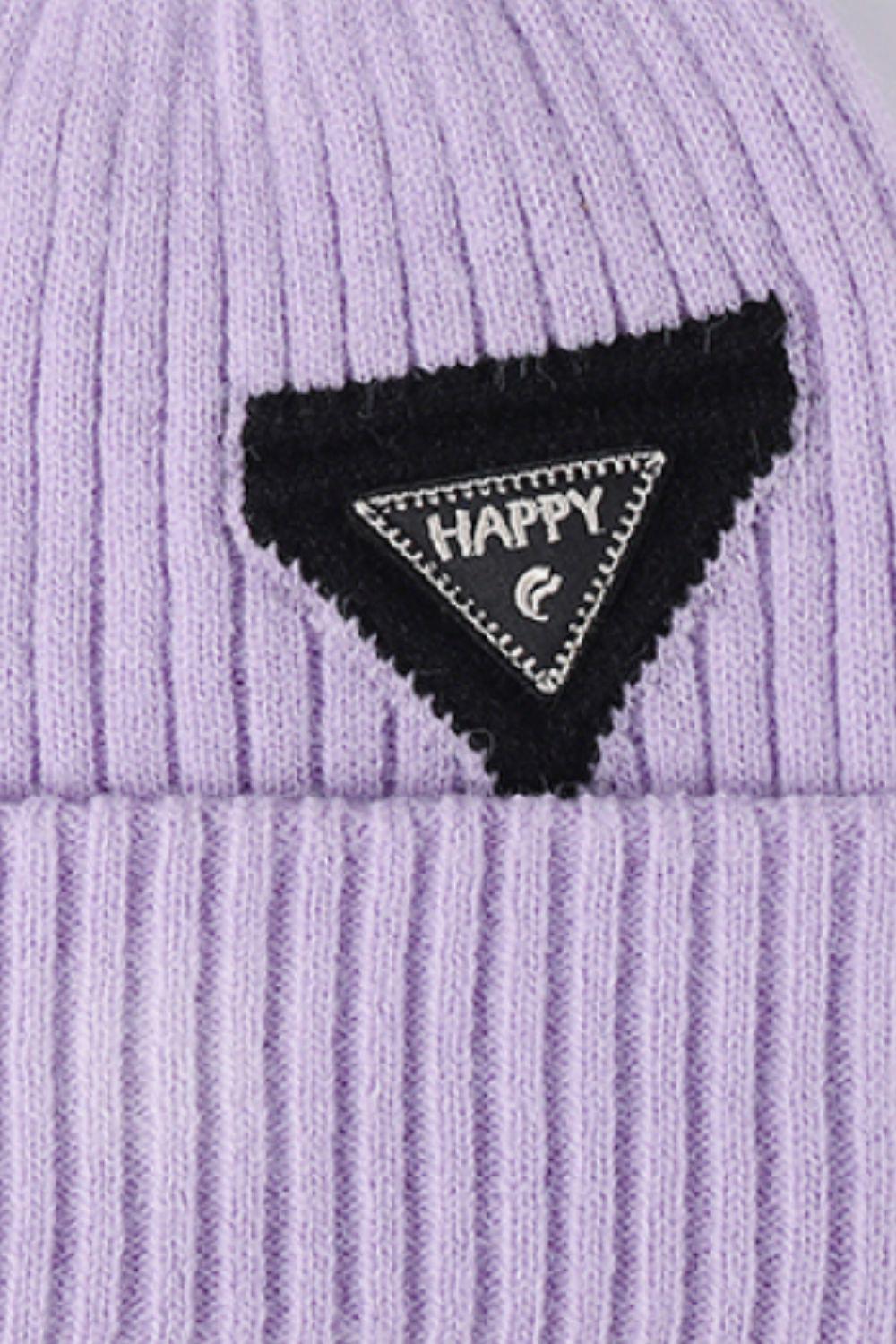HAPPY Contrast Beanie BLUE ZONE PLANET