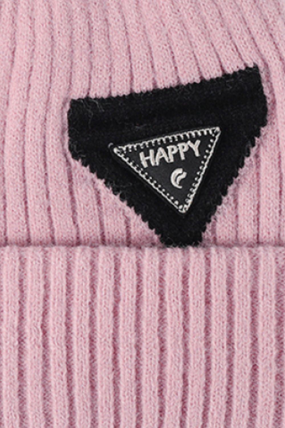 HAPPY Contrast Beanie BLUE ZONE PLANET