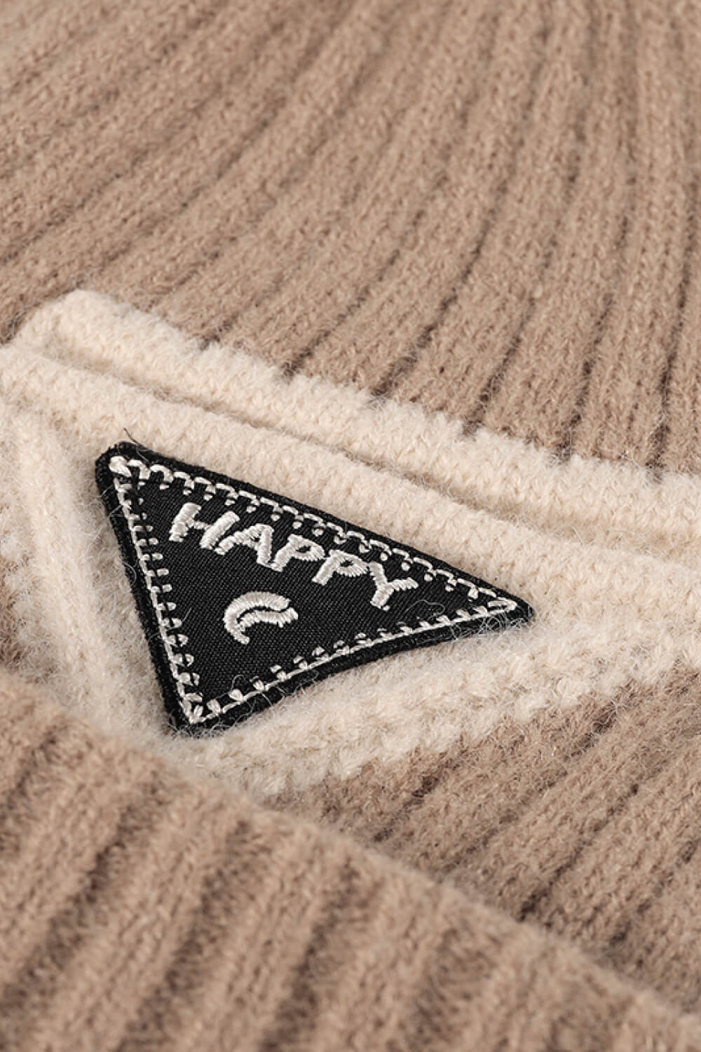 HAPPY Contrast Beanie BLUE ZONE PLANET