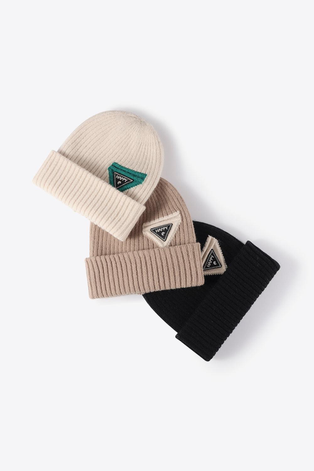 HAPPY Contrast Beanie BLUE ZONE PLANET