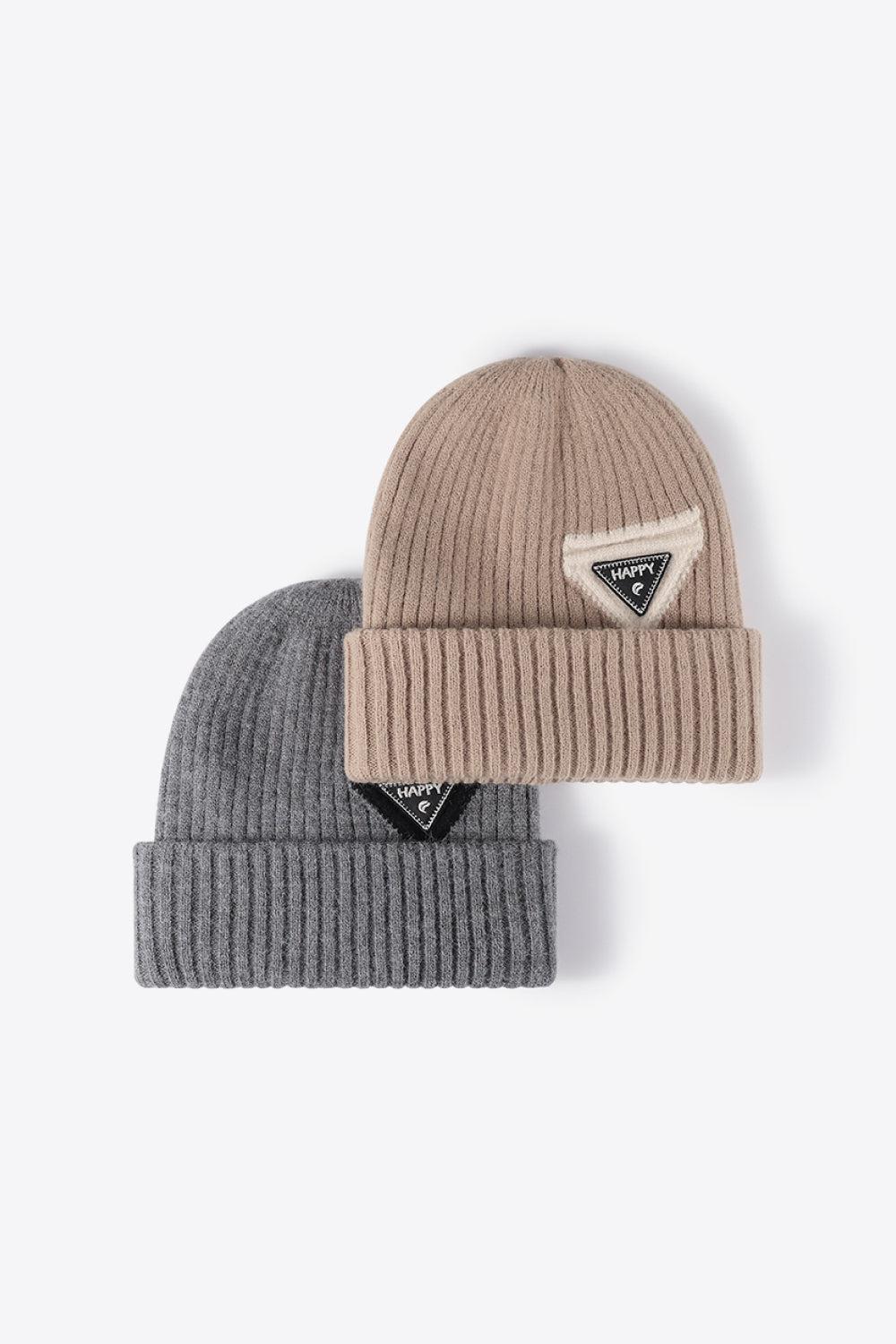 HAPPY Contrast Beanie BLUE ZONE PLANET