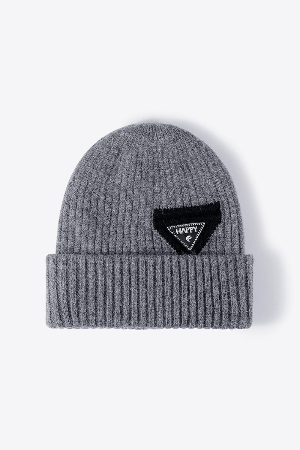 HAPPY Contrast Beanie BLUE ZONE PLANET