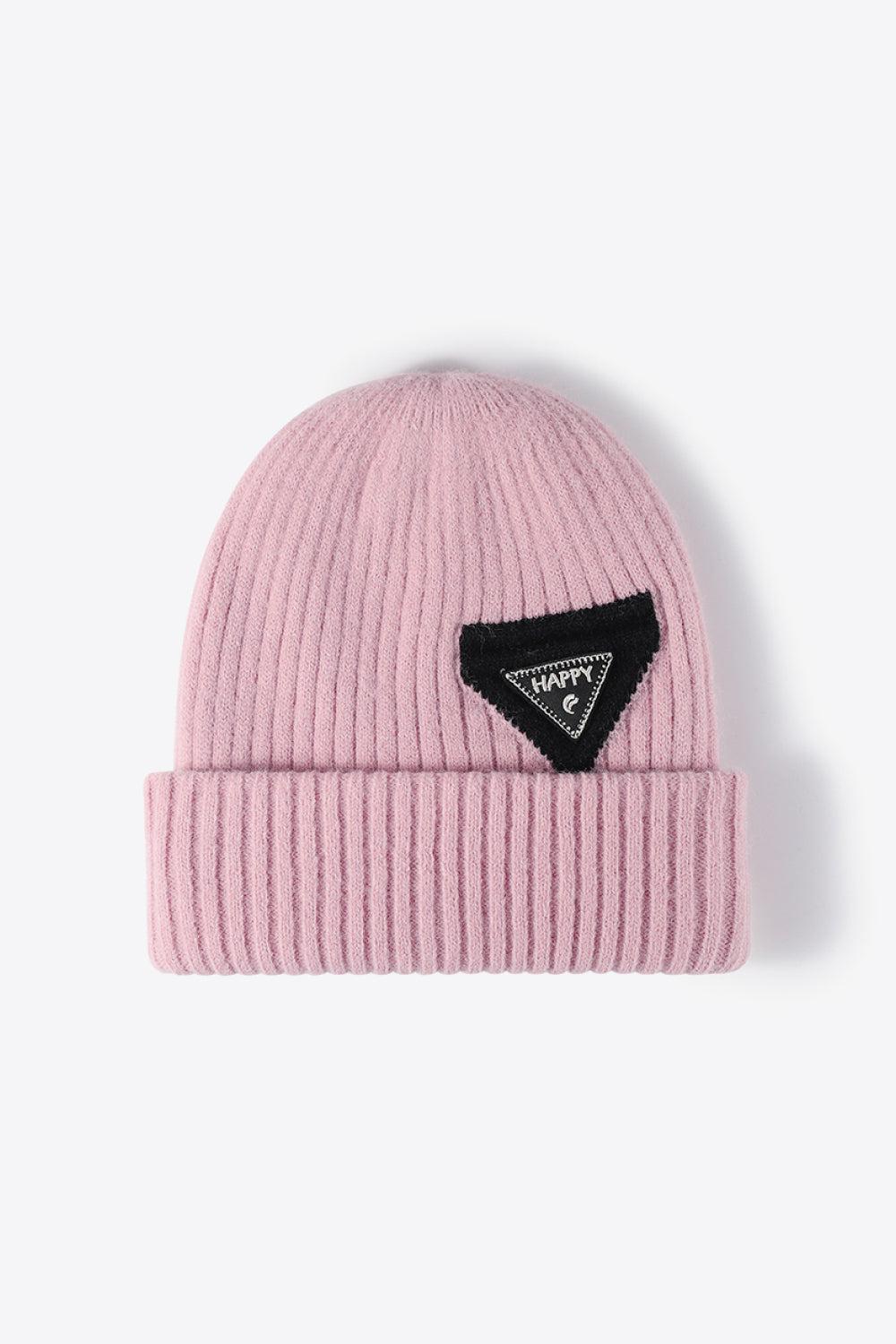HAPPY Contrast Beanie BLUE ZONE PLANET