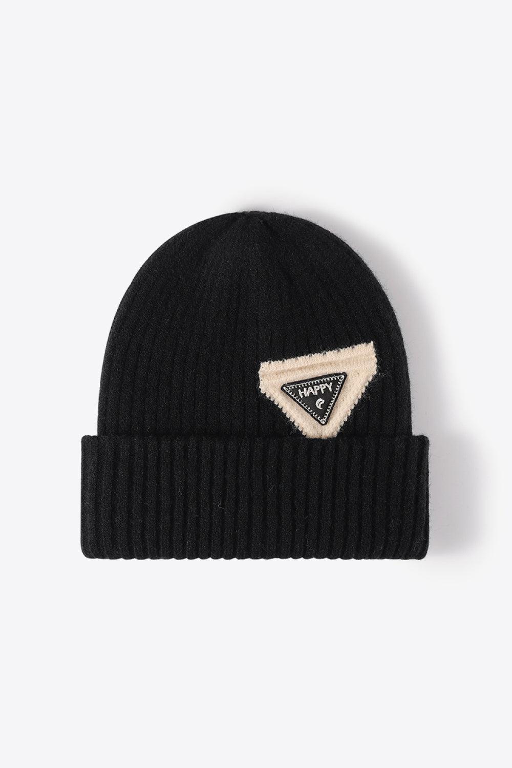 HAPPY Contrast Beanie BLUE ZONE PLANET