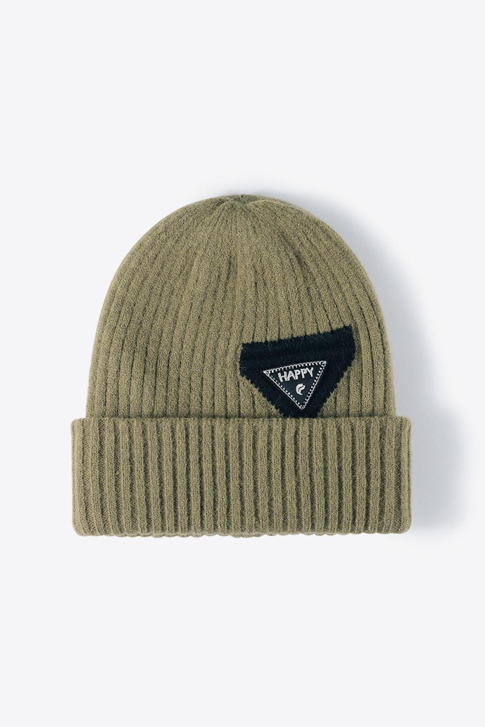 HAPPY Contrast Beanie BLUE ZONE PLANET