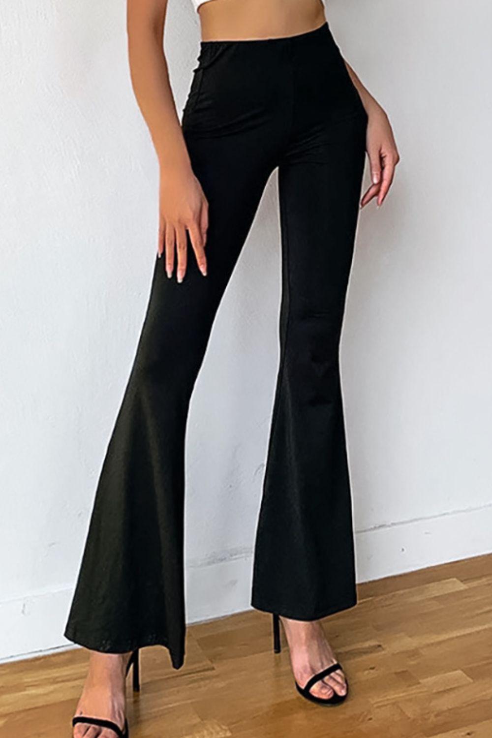 High Rise Flared Pants BLUE ZONE PLANET