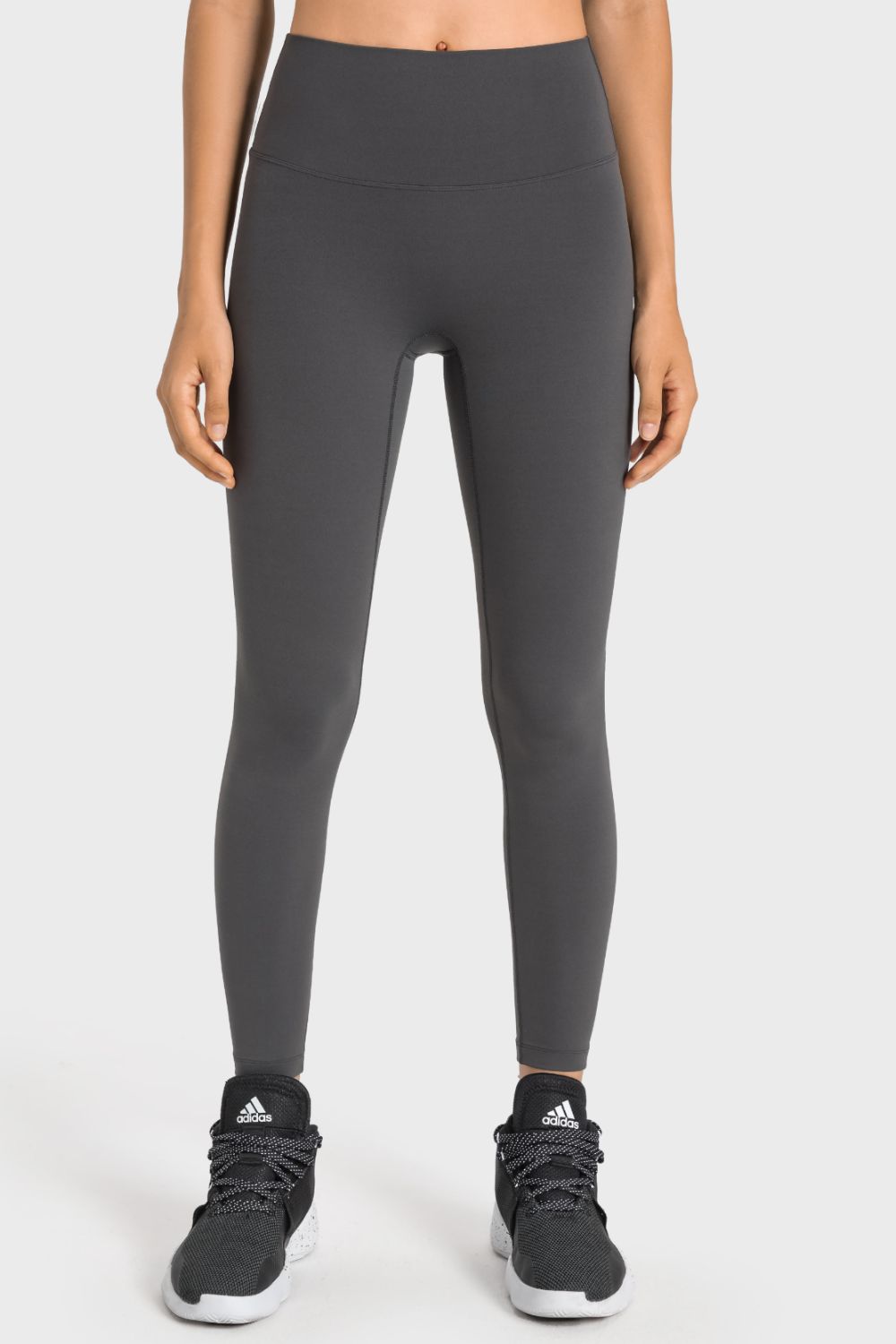 High-Rise Wide Waistband Yoga Leggings BLUE ZONE PLANET