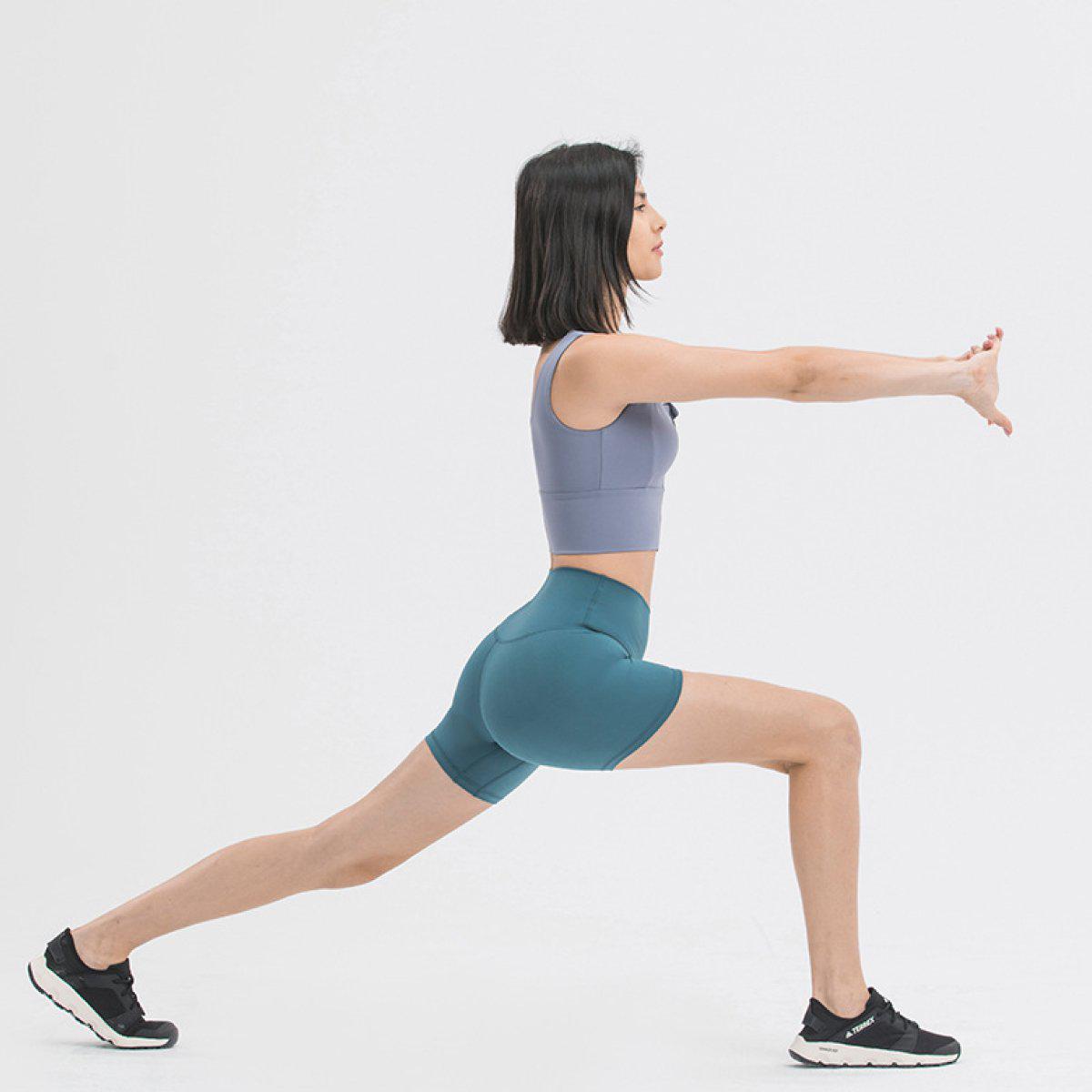 High Waist Training Shorts BLUE ZONE PLANET