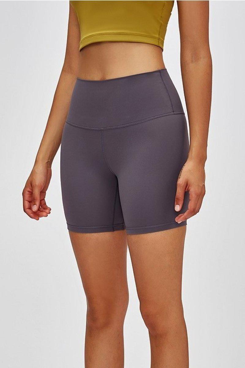 High Waist Training Shorts BLUE ZONE PLANET