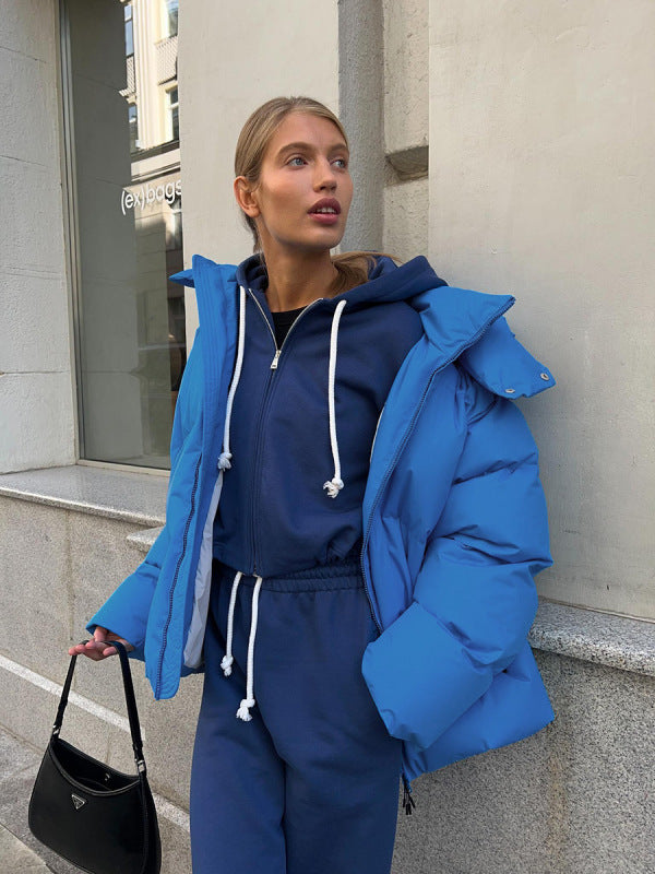 loose quilted jacket loose coat top kakaclo