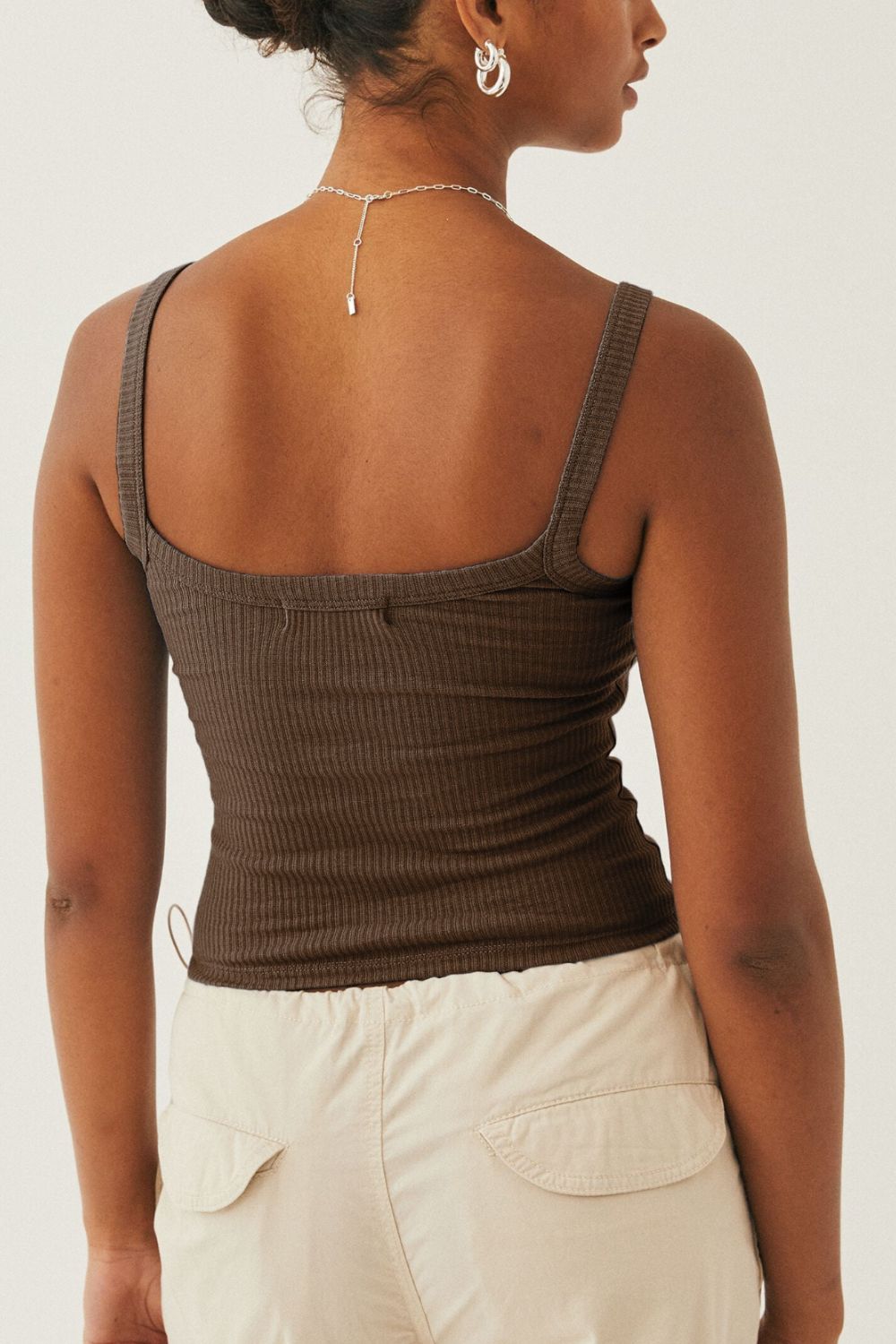 In Your Dreams Ribbed Cropped Cami BLUE ZONE PLANET