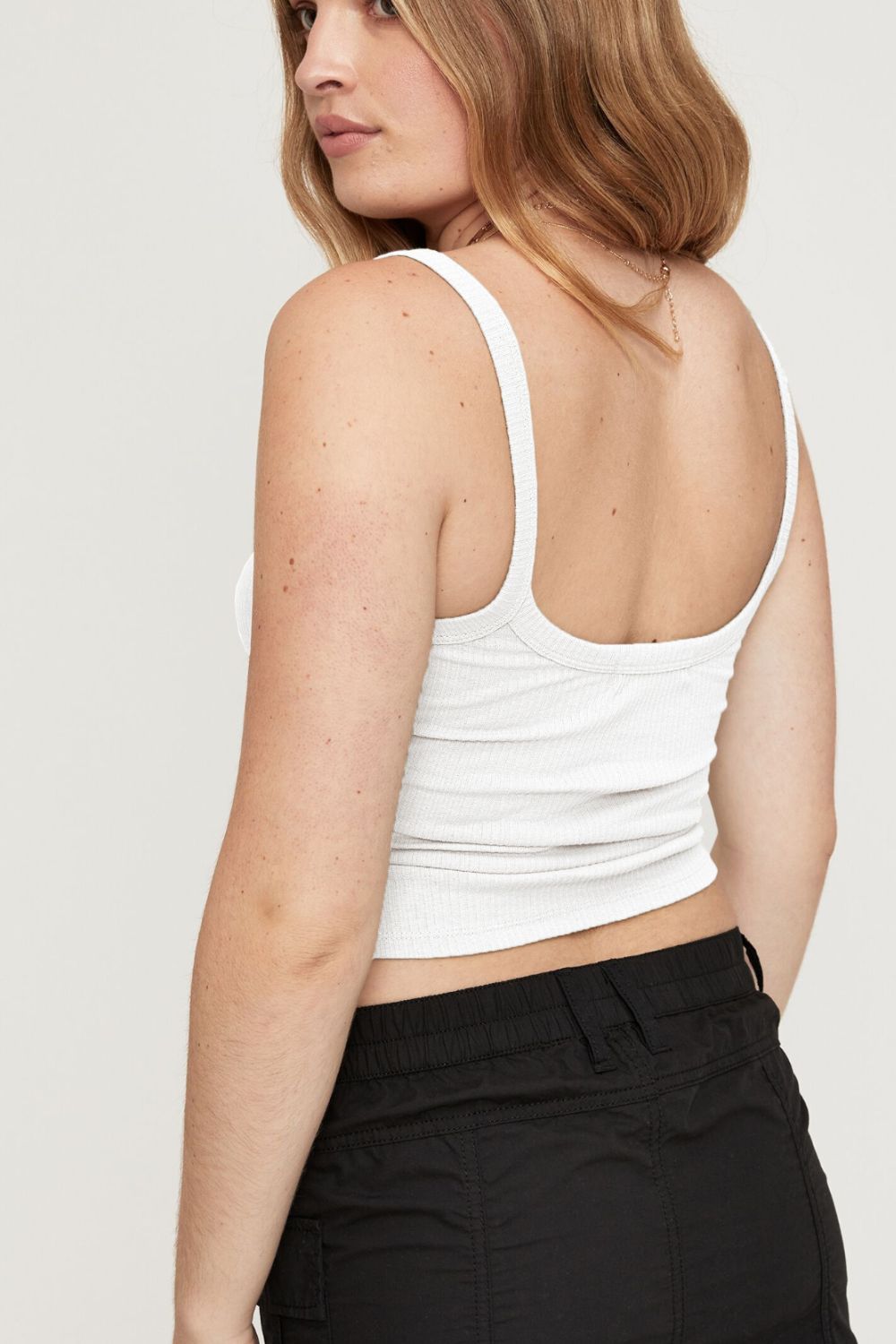 In Your Dreams Ribbed Cropped Cami BLUE ZONE PLANET