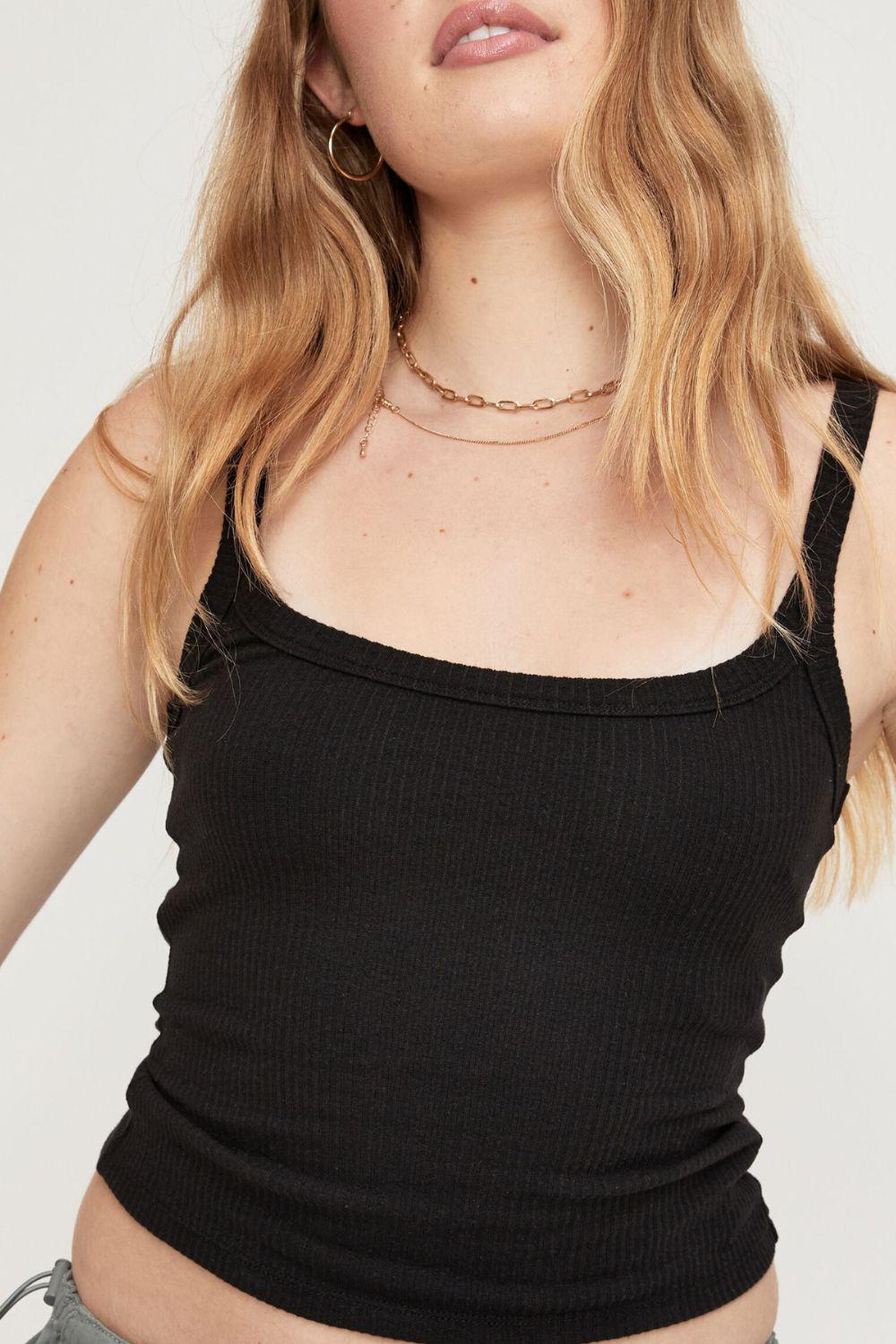 In Your Dreams Ribbed Cropped Cami BLUE ZONE PLANET